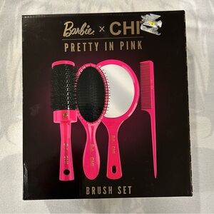 CHI Barbie Pretty in Pink Hair Brush Set